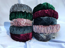 Load image into Gallery viewer, Dusty Pink Velvet Headbands