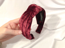 Load image into Gallery viewer, Pomegranate Velvet Headbands