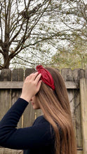 Load image into Gallery viewer, Red Pleather Headband