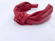 Load image into Gallery viewer, Red Pleather Headband