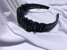 Load image into Gallery viewer, Black Pleather Headbands