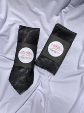 Load image into Gallery viewer, Men’s Necktie in Black Atlas