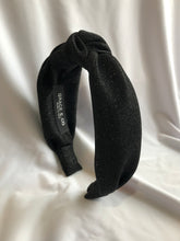 Load image into Gallery viewer, Metallic Glitter Headband in Black