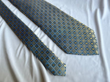 Load image into Gallery viewer, 2 LEFT | Men’s Necktie in Blue and Gold Tile