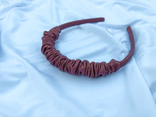 Load image into Gallery viewer, Pleather Headband in Spice // LIMITED