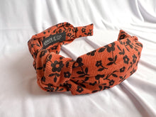 Load image into Gallery viewer, Spice Floral Headband | Fall Corduroy Headband