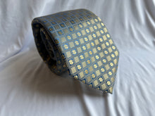 Load image into Gallery viewer, 2 LEFT | Men’s Necktie in Blue and Gold Tile