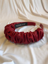 Load image into Gallery viewer, Red Pleather Headband