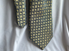 Load image into Gallery viewer, 2 LEFT | Men’s Necktie in Blue and Gold Tile