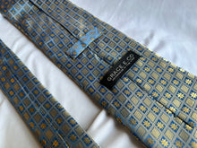 Load image into Gallery viewer, 2 LEFT | Men’s Necktie in Blue and Gold Tile