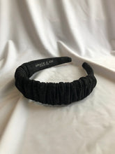 Load image into Gallery viewer, Metallic Glitter Headband in Black