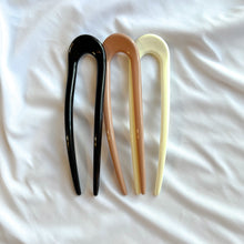 Load image into Gallery viewer, Hair Sticks | U Pins | Pink, White, Black