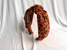 Load image into Gallery viewer, Spice Floral Headband | Fall Corduroy Headband