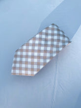 Load image into Gallery viewer, Men’s Cotton Necktie in Caramel Check