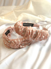 Load image into Gallery viewer, Blush and White Dots Headbands