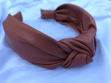 Load image into Gallery viewer, Pleather Headband in Spice // LIMITED