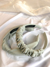 Load image into Gallery viewer, Ribbed Sage Headbands