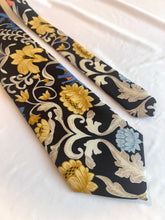 Load image into Gallery viewer, Limited | Men’s Necktie in Blue and Yellow Floral

