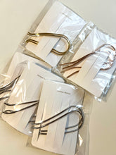 Load image into Gallery viewer, Silver and Gold Metal U Hair Sticks
