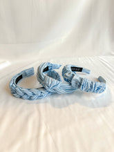 Load image into Gallery viewer, Light Blue Pleat Headbands | Spring Collection
