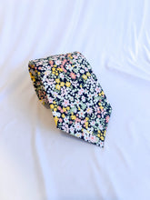 Load image into Gallery viewer, Limited | Men’s Necktie in Black, Pink and Yellow Floral
