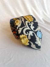 Load image into Gallery viewer, Limited | Men’s Necktie in Blue and Yellow Floral
