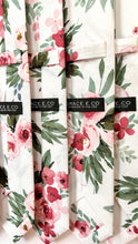 Load image into Gallery viewer, Men’s Necktie in Mauve and Sage Floral on White
