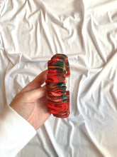 Load image into Gallery viewer, Red and Green Plaid Headband
