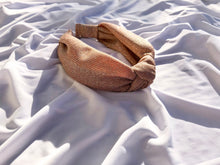 Load image into Gallery viewer, Metallic Glitter Scrunchie Headband
