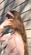 Load image into Gallery viewer, Metallic Glitter Scrunchie Headband
