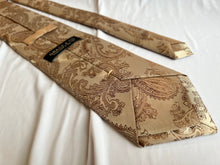 Load image into Gallery viewer, Men’s Necktie in Taupe Paisley
